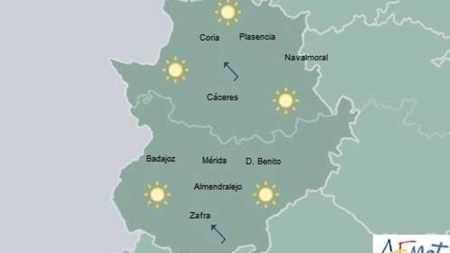 Badajoz alcanzará mañana los 30 grados, la más elevada del país