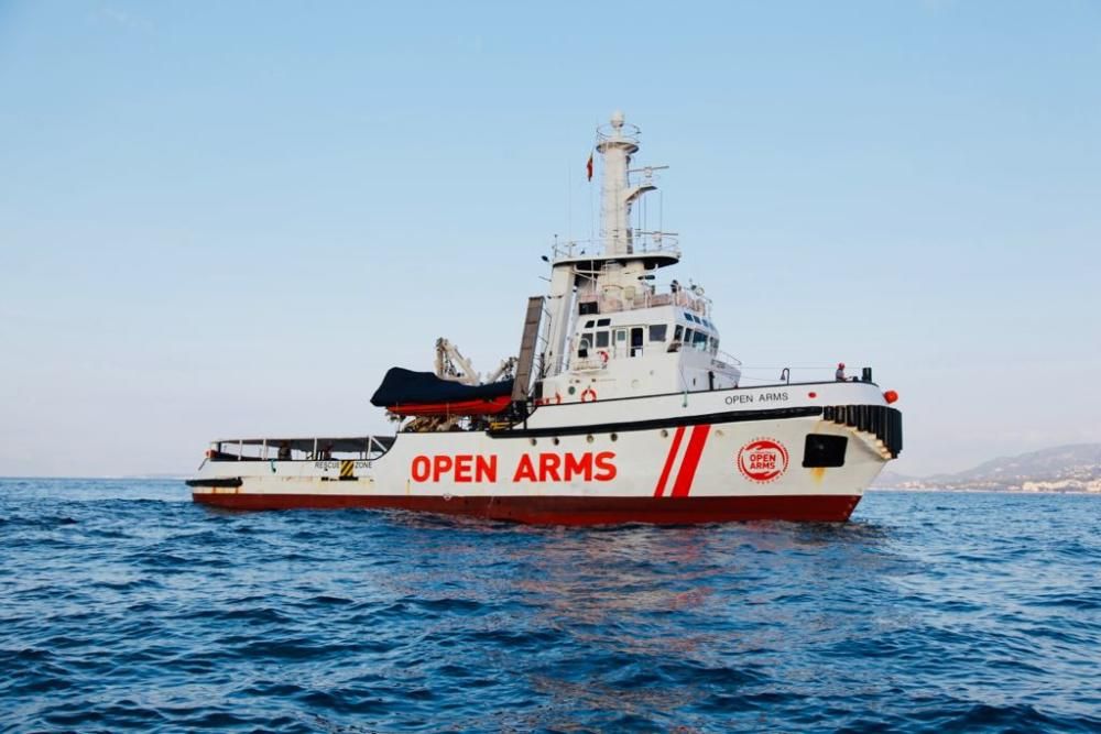 Die Rettungsboote von "Open Arms" erreichen Palma de Mallorca