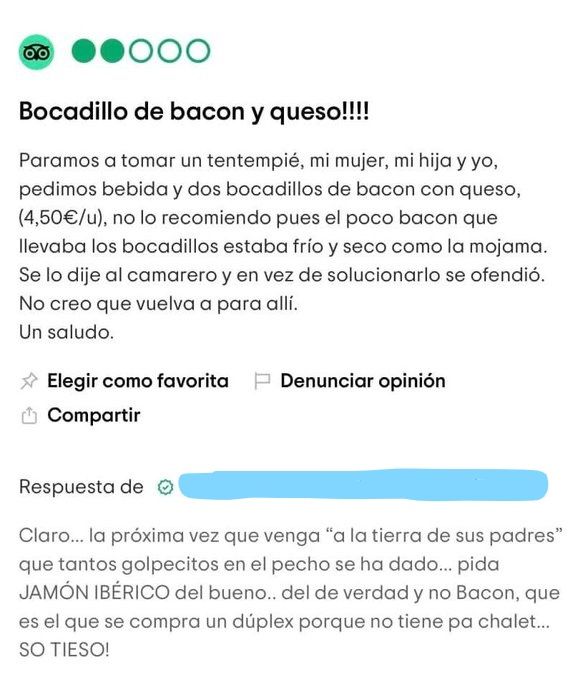 El mensaje de la discordia.