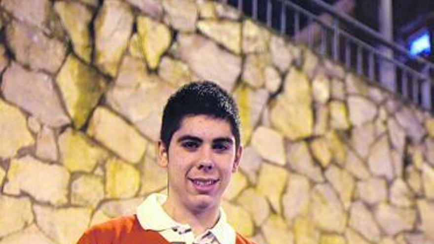 El jugador del Covadonga David González.