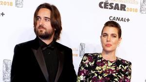 Carlota Casiraghi y Dimitri Rassam, en marzo del año pasado. 