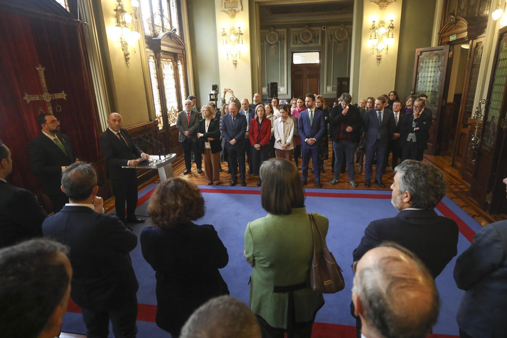 Acto del Día de la Constitución en la Junta del Principado de Asturias