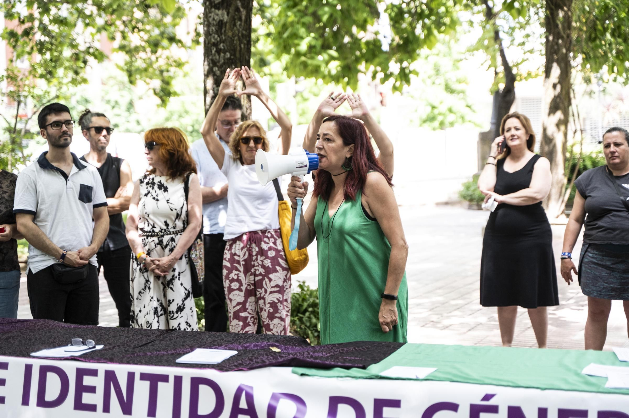Fotogalería | Feministas extremeñas alzan la voz en Cáceres para que la ‘Ley Trans’ se declare inconstitucional