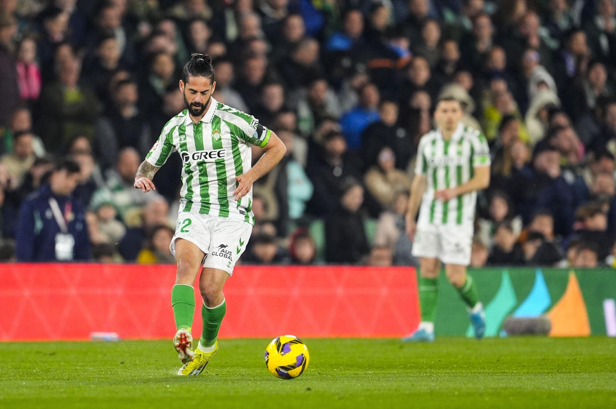 Francisco 'Isco' Alarcon of Real Betis in action during the Spanish league, LaLiga EA Sports, football match played between Real Betis and Athletic Club at Benito Villamarin stadium on February 2, 2025, in Sevilla, Spain. AFP7 02/02/2025 ONLY FOR USE IN SPAIN. Joaquin Corchero / AFP7 / Europa Press;2025;SPORT;ZSPORT;SOCCER;ZSOCCER;Real Betis v Athletic Club - LaLiga EA Sports;
