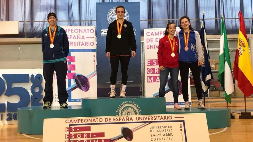 Sofía Pérez, subcampeona de España Universitaria