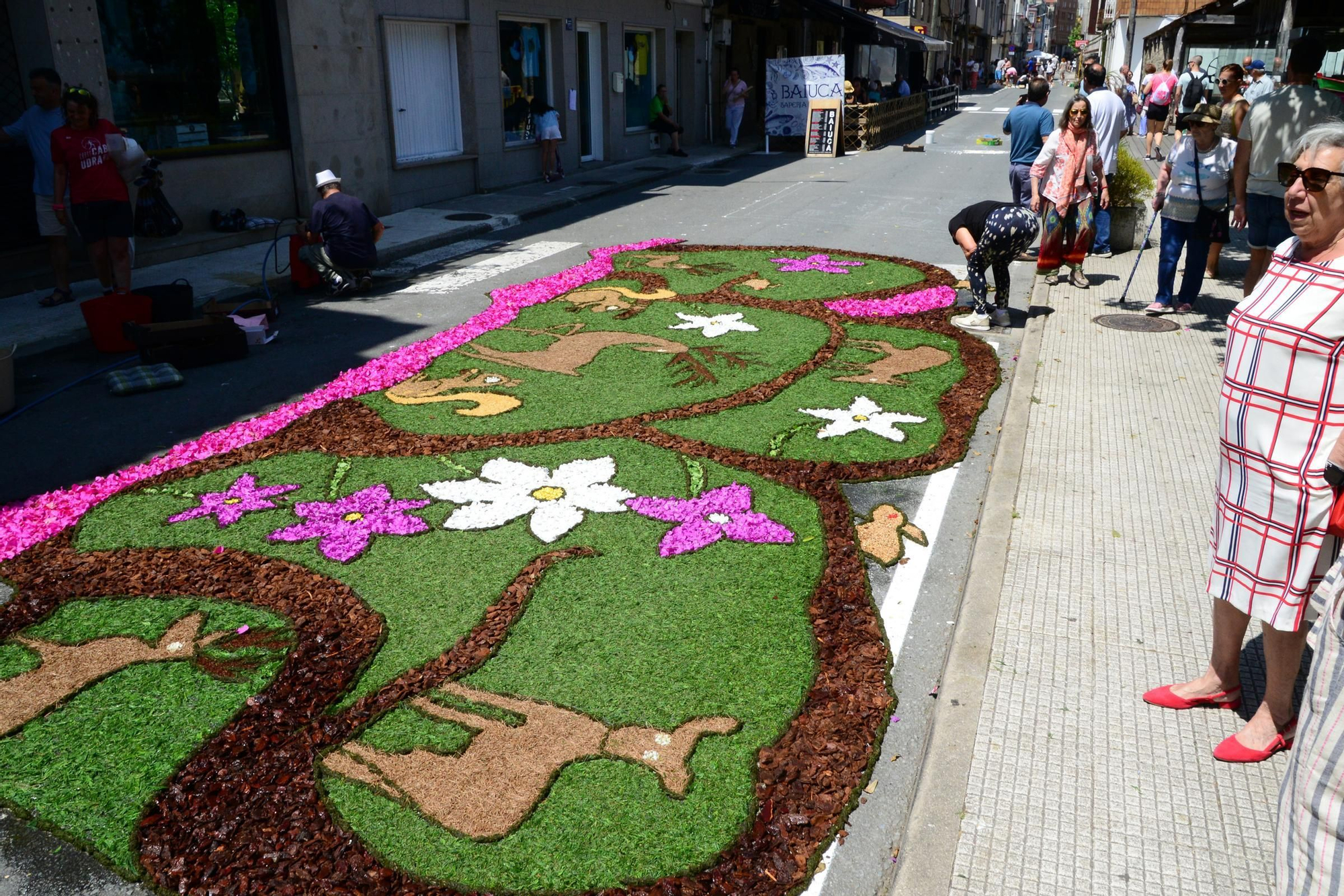 La fiesta de las alfombras florales del Corpus en Bueu (III)