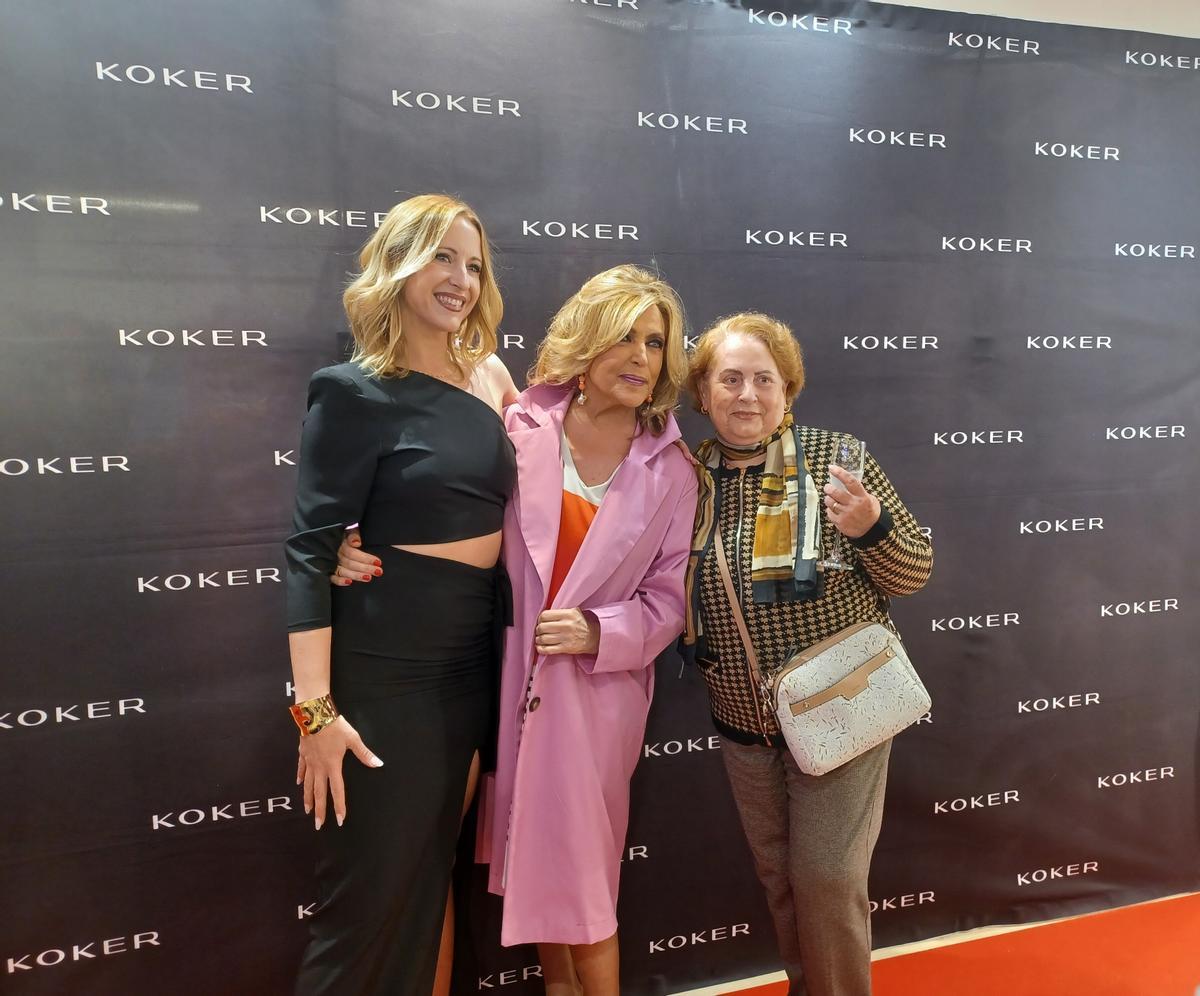 Lydia Lozano inaugura en Málaga Koker, la firma de moda de los famosos