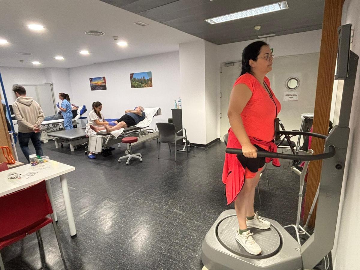 El gimnasio de rehabilitación especial para daño cerebral del Hospital del Vinalopó