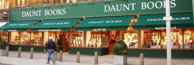 Daunt Books en Londres. Foto: dauntbooks.co.uk