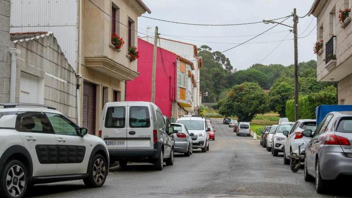 Vista de la calle de A Pacheca en una imagen de archivo.