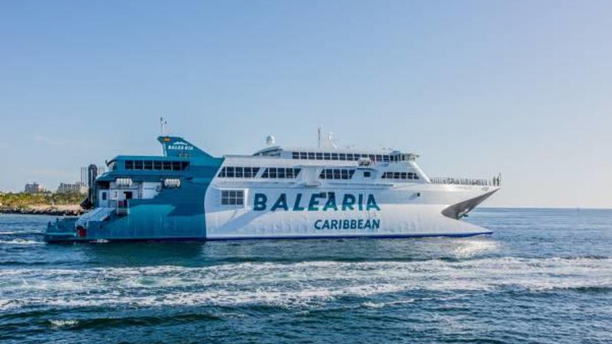 La naviera Baleària prevé que su nuevo ferry opere durante 2019.