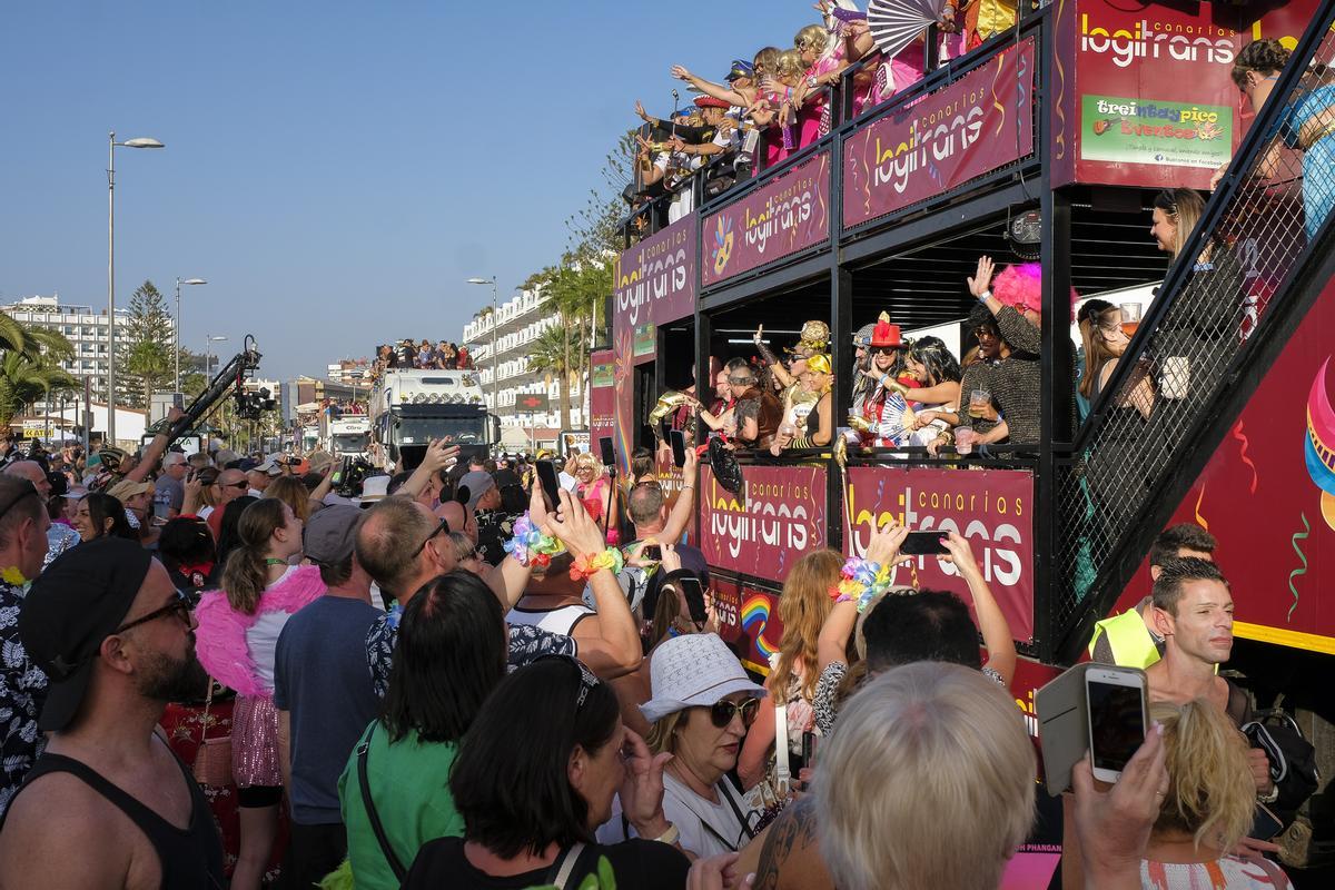 Cabalgata del Carnaval de Maspalomas.