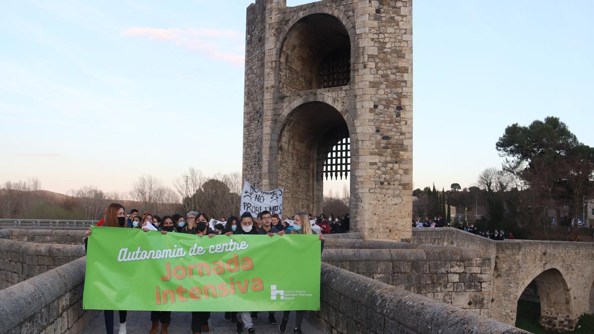 Una de les manifestacions per part dels usuaris del centre