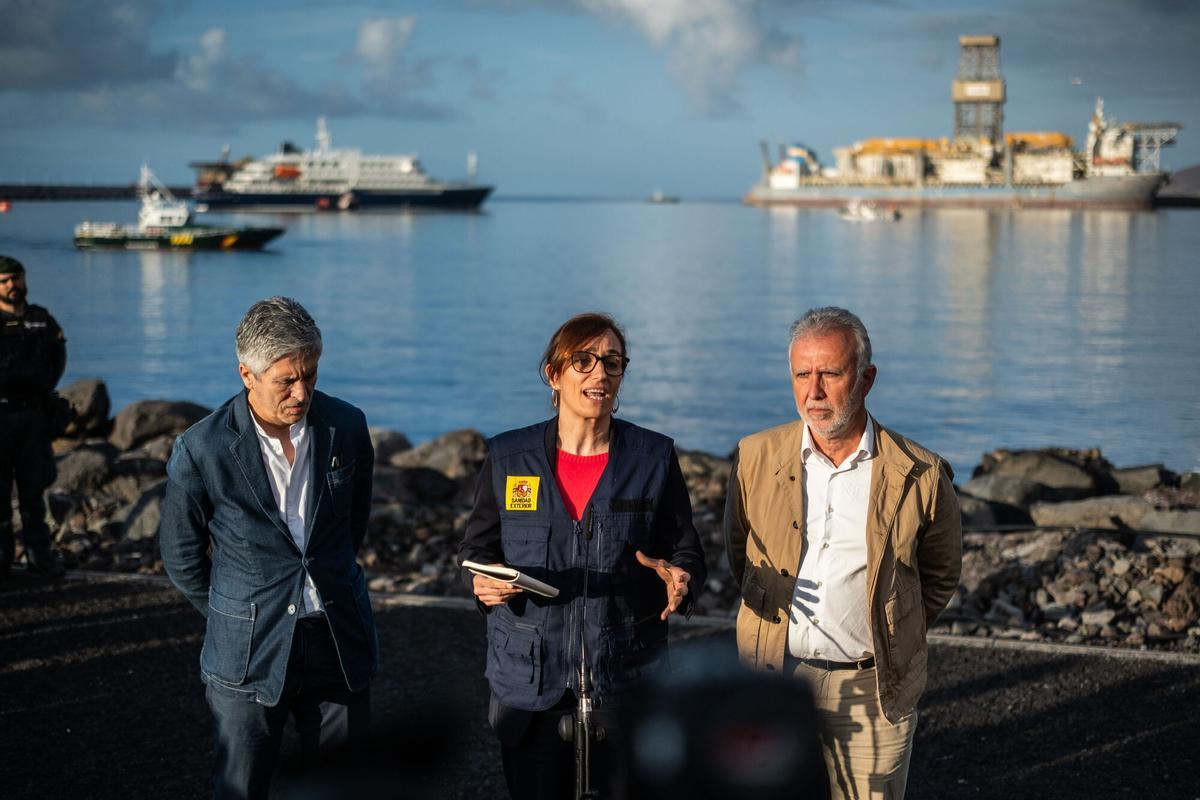 Las mejores imágenes del desembarco del MV Hondius en el Puerto de Granadilla