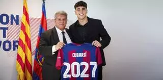 Pau Cubarsí, feliz de renovar con el Barça hasta 2027