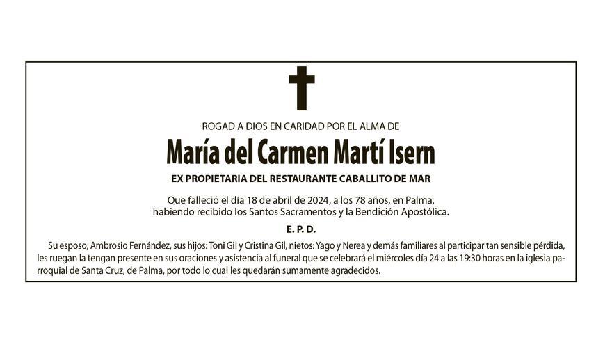 María del Carmen Martí Isern