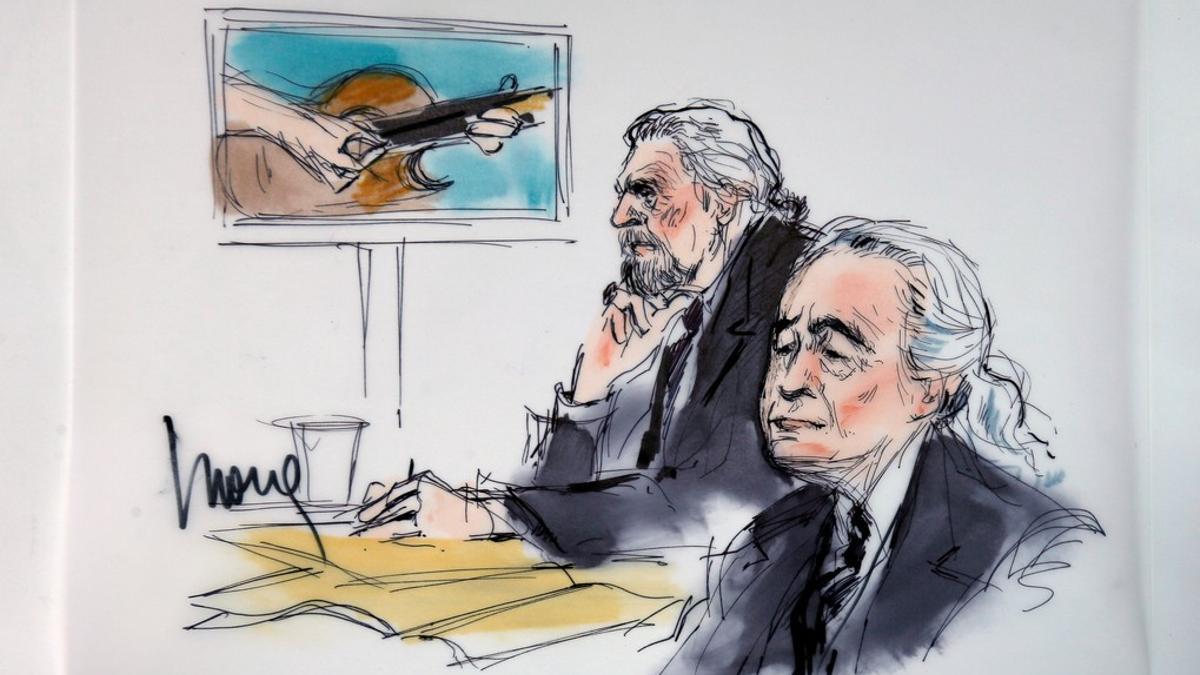 Así han quedado retratados Robert Plant y Jimmy Page, Led Zeppelin, en el juicio sobre el plagio de 'Stairway to heaven'