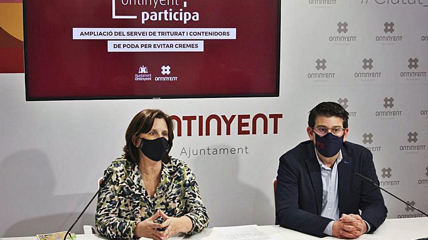 Gandia y Rodríguez, ayer en la comparecencia. | LEVANTE-EMV