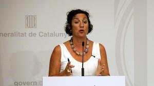 La consellera dEconomia i Finances, Alícia Romero, en la rueda de prensa celebrada este martes por la tarde.