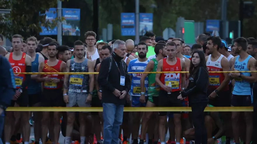 Así han sido los preparativos para la salida del Medio Maratón Valencia Trinidad Alfonso