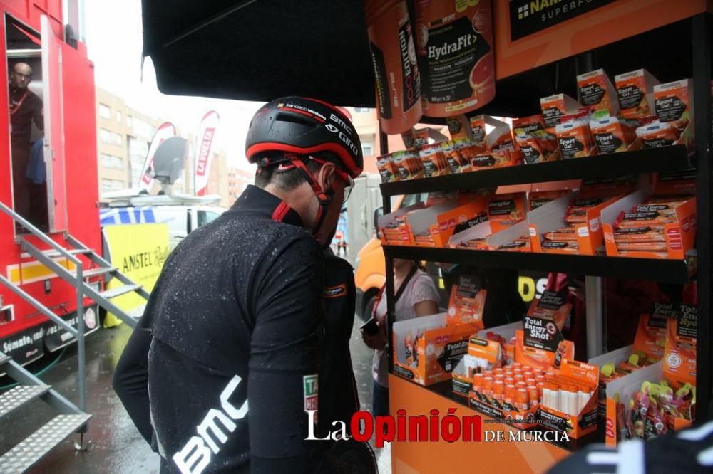 Salida de la Vuelta Ciclista a España desde Lorca