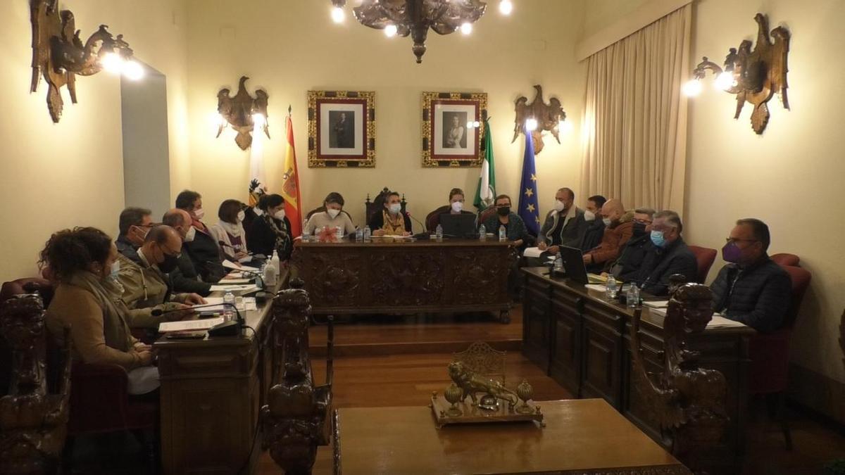 Pleno del Ayuntamiento de Aguilar.