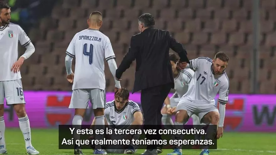 Decepción total entre los aficionados italianos