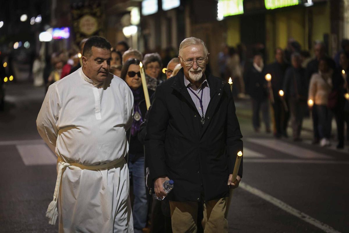 Los momentos más destacados de la Procesión del Silencio en el Port de Sagunt