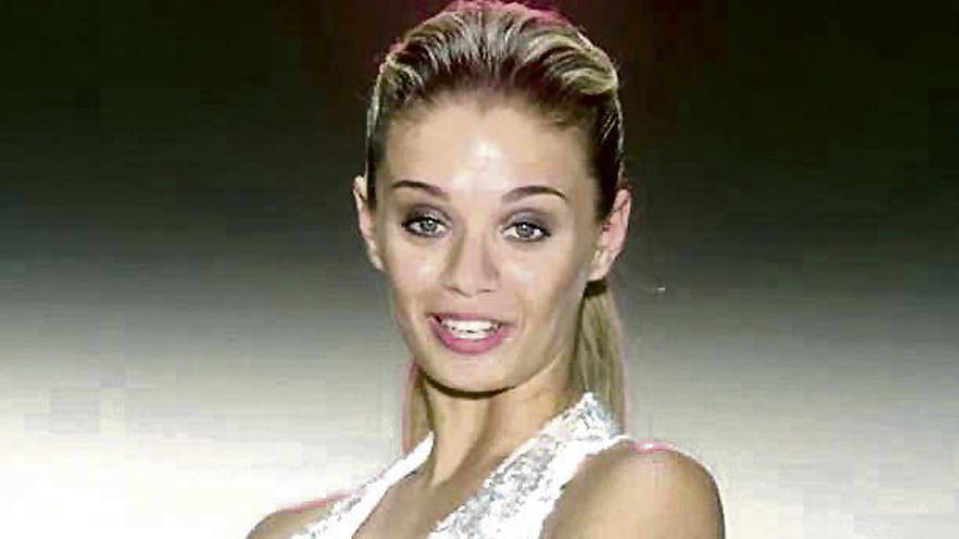 Coral González, la modelo del &quot;Claro que sí, guapi&quot;.