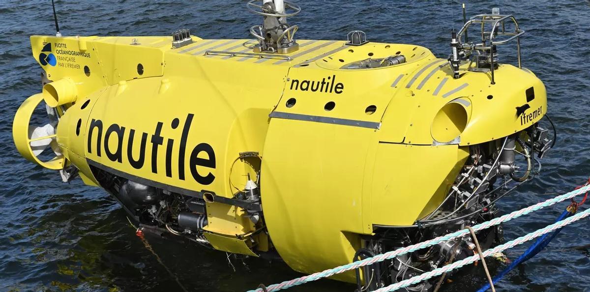 El submarino «Nautile», del Ifremer