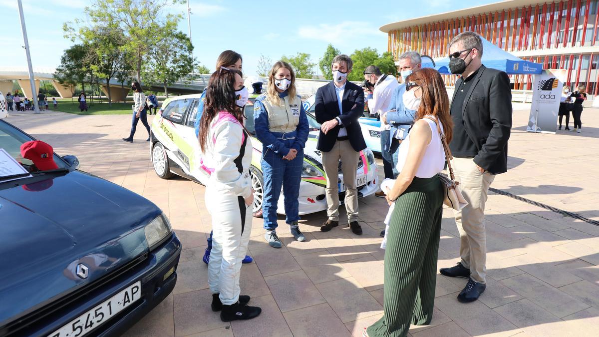 Un momento de la presentación de esta tarde en la plaza Lucas Miret