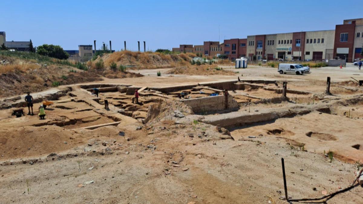 Imagen del yacimiento de Ca la Madrona, en Mataró