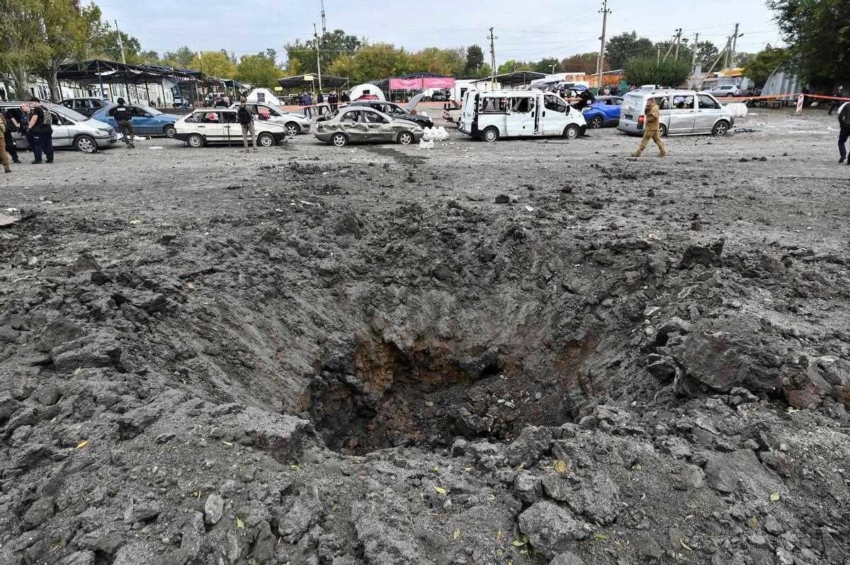 Ataque mortal a un convoy humanitario en Zaporiyia