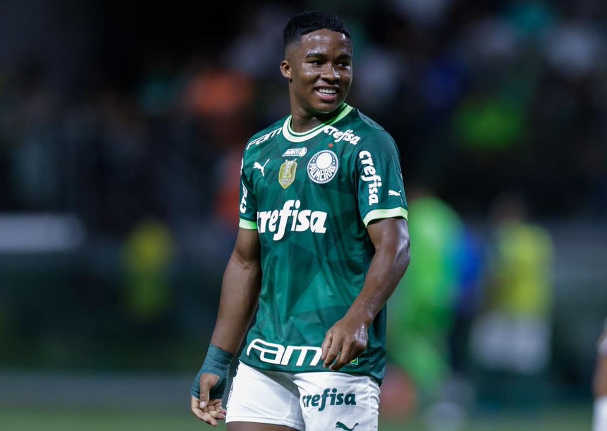 Endrick, una de las estrellas del Palmeiras