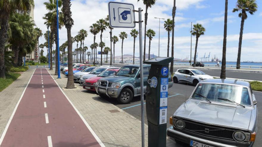 Zona azul en Las Palmas de Gran Canaria