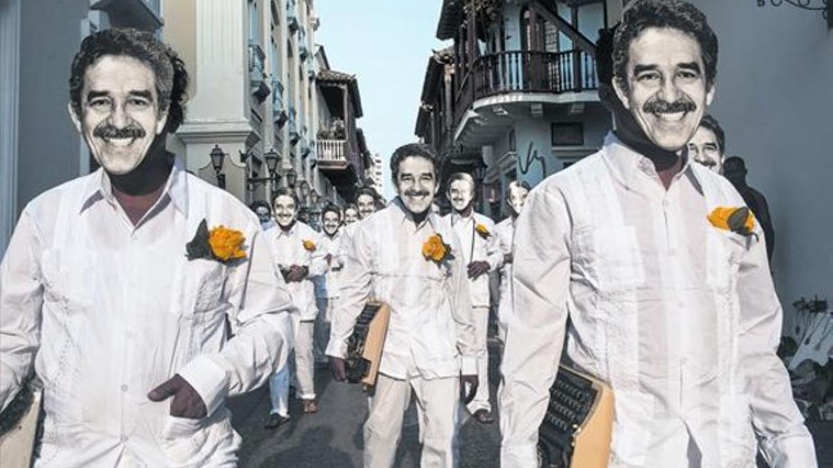 'GABITOS' EN CARTAGENADesfile carnavalesco en homenaje al escritor, hace unos días en Cartagena de Indias.