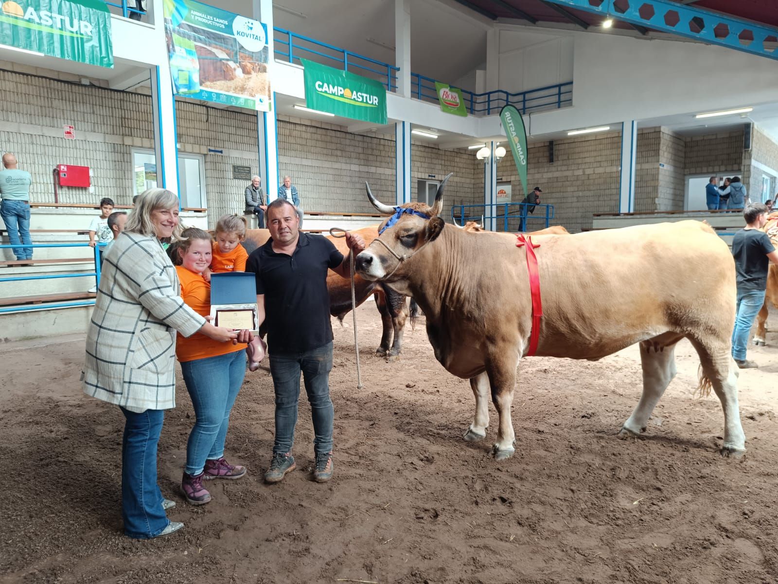En imágenes: los premiados en la Muestra ganadera local de Cangas del Narcea