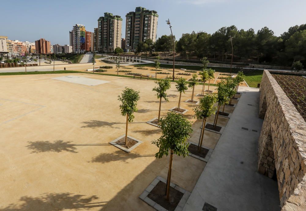 Así es el nuevo parque del barrio de Foietes en Benidorm