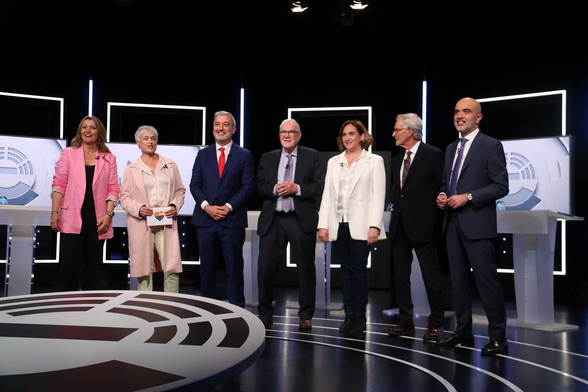 Los alcaldables de Barcelona en el debate de RTVE