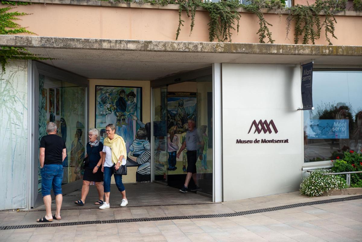 Porta d'entrada al museu de Montserrat