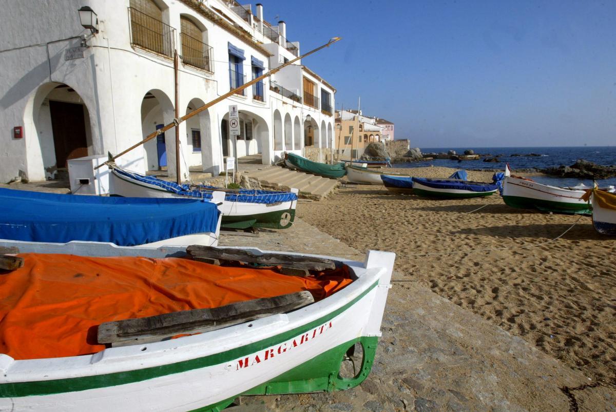 Playa de Calella de Palafrugell, donde Serrat se inspiró para escribir parte de ’Mediterráneo’