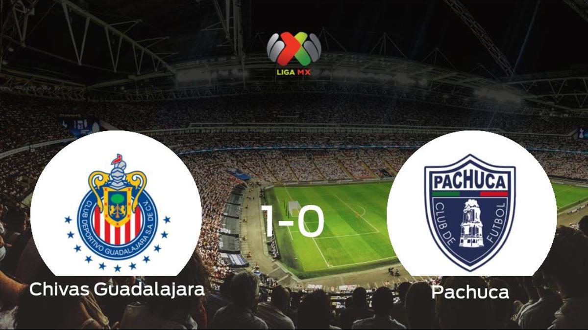El Chivas Guadalajara logra una ajustada victoria en casa ante el Pachuca (1-0)
