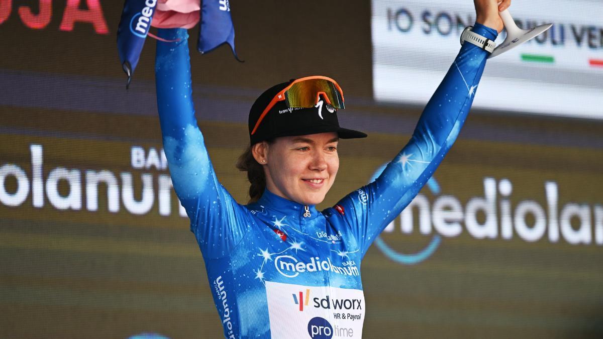 Anne van der Breggen, nueva líder del Giro de Italia Femenino 2026 tras la contrarreloj de la etapa 4