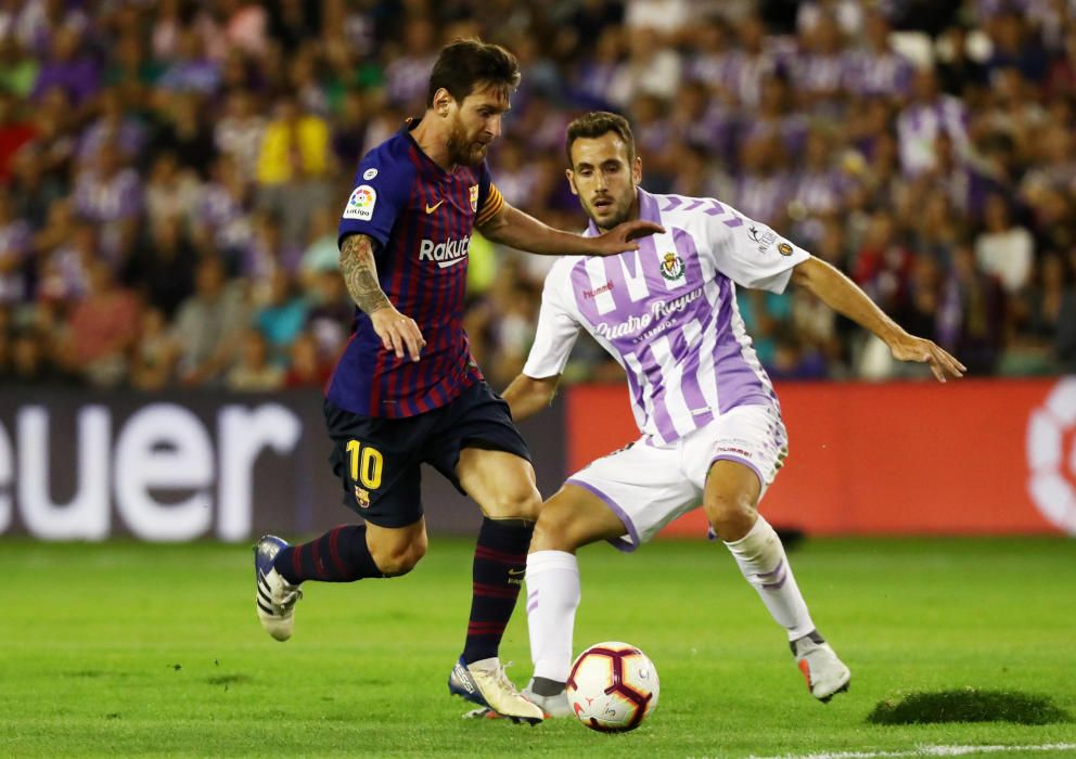 El Valladolid - Barça, en fotos