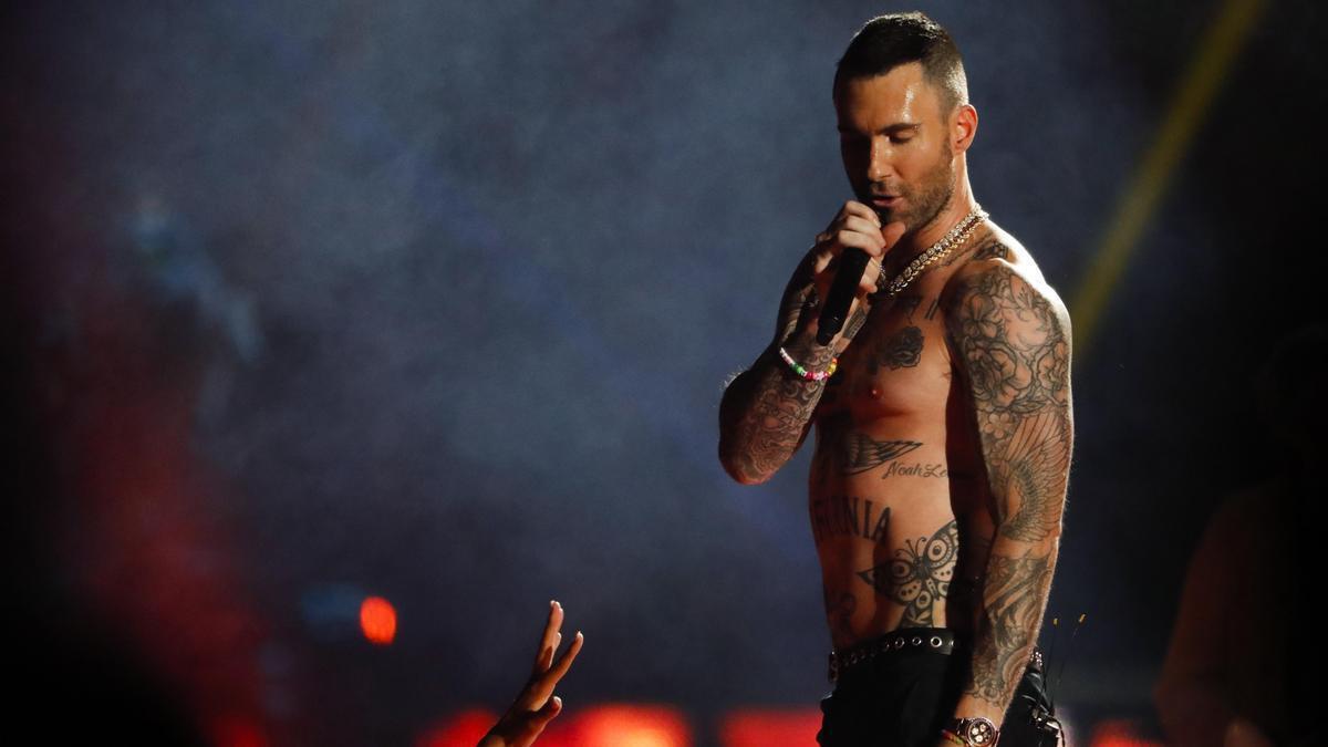 Adam Levine, vocalista de Maroon 5.