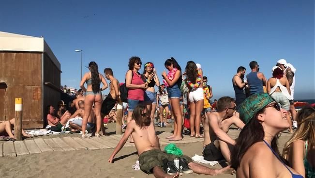 Carnaval de Maspalomas 2017: Fiesta de Carnaval en Playa del Inglés y Entierro de la Sardina