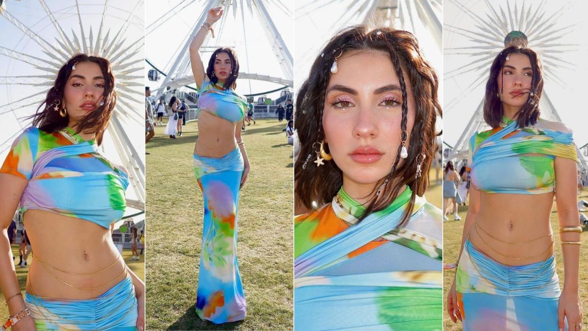 GRWM para Coachella 2024, con Andrea Garte: así prepara la 'influencer' su peinado, maquillaje y look festivalero
