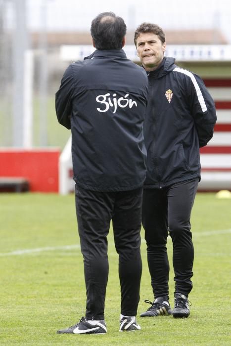 Entrenamiento del Sporting