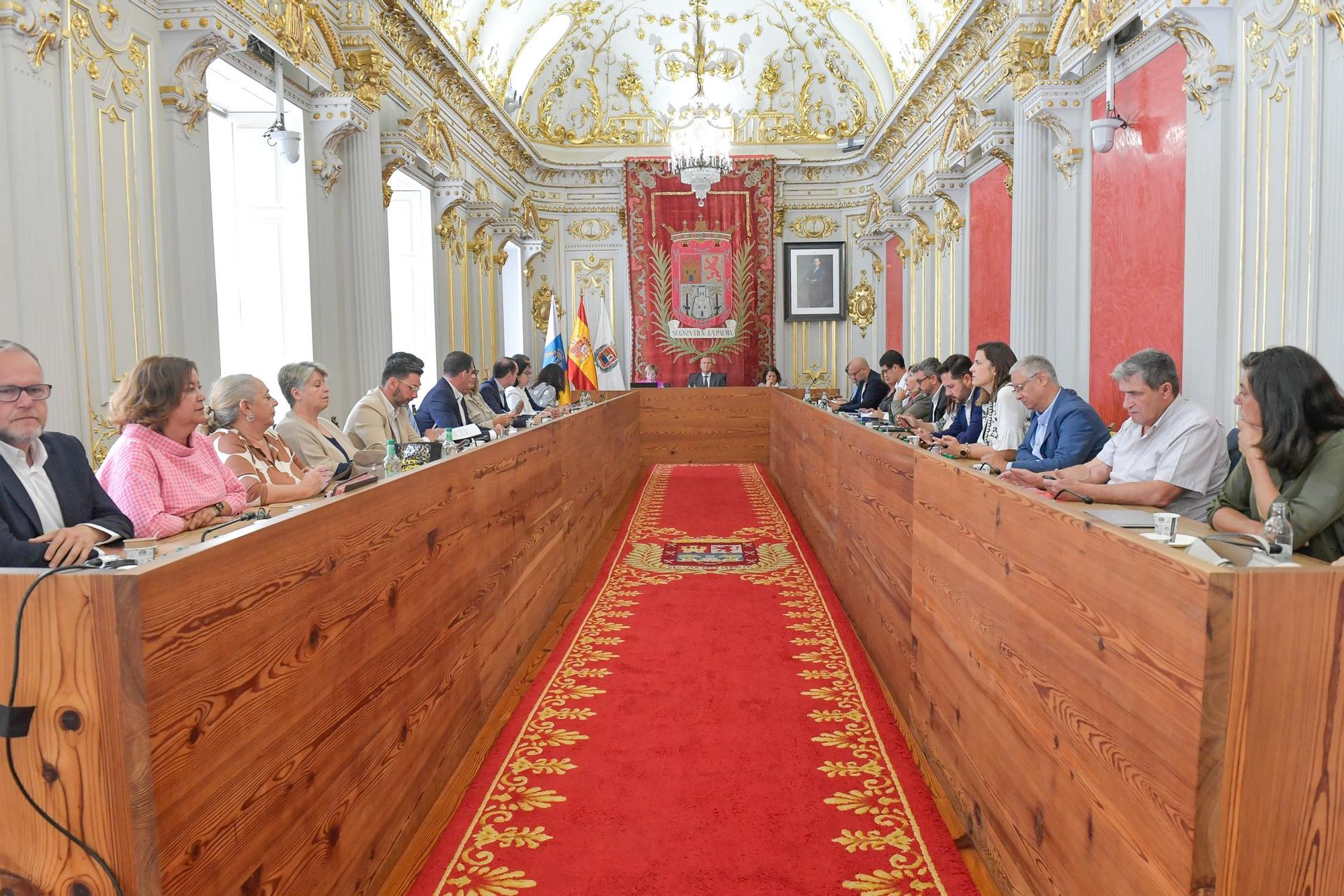 Último pleno del mandato 2019-2023 en el Ayuntamiento de Las Palmas de Gran Canaria