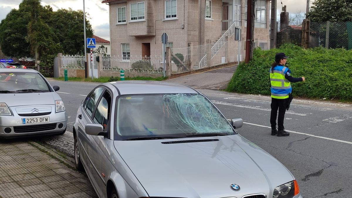 Daños que sufrió el coche.